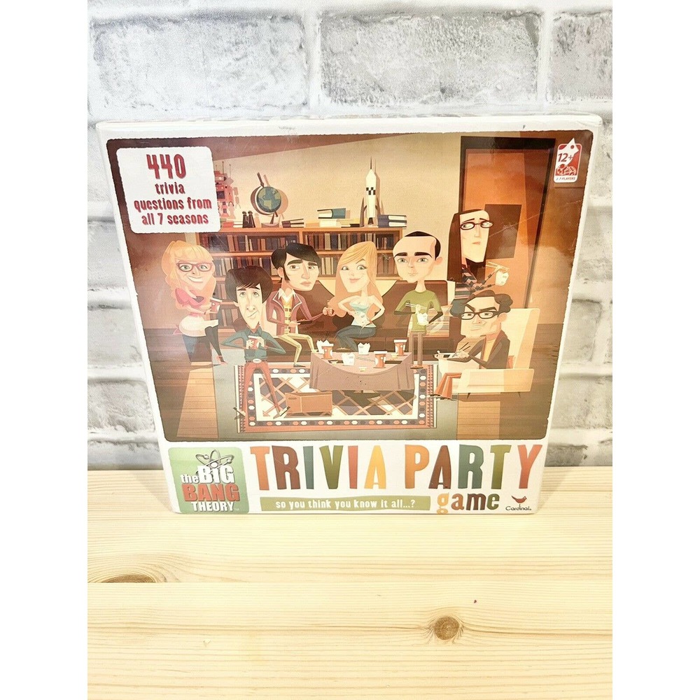 The Big Bang Theory Trivia Party Game New Sealed Cardinal 440 Questions